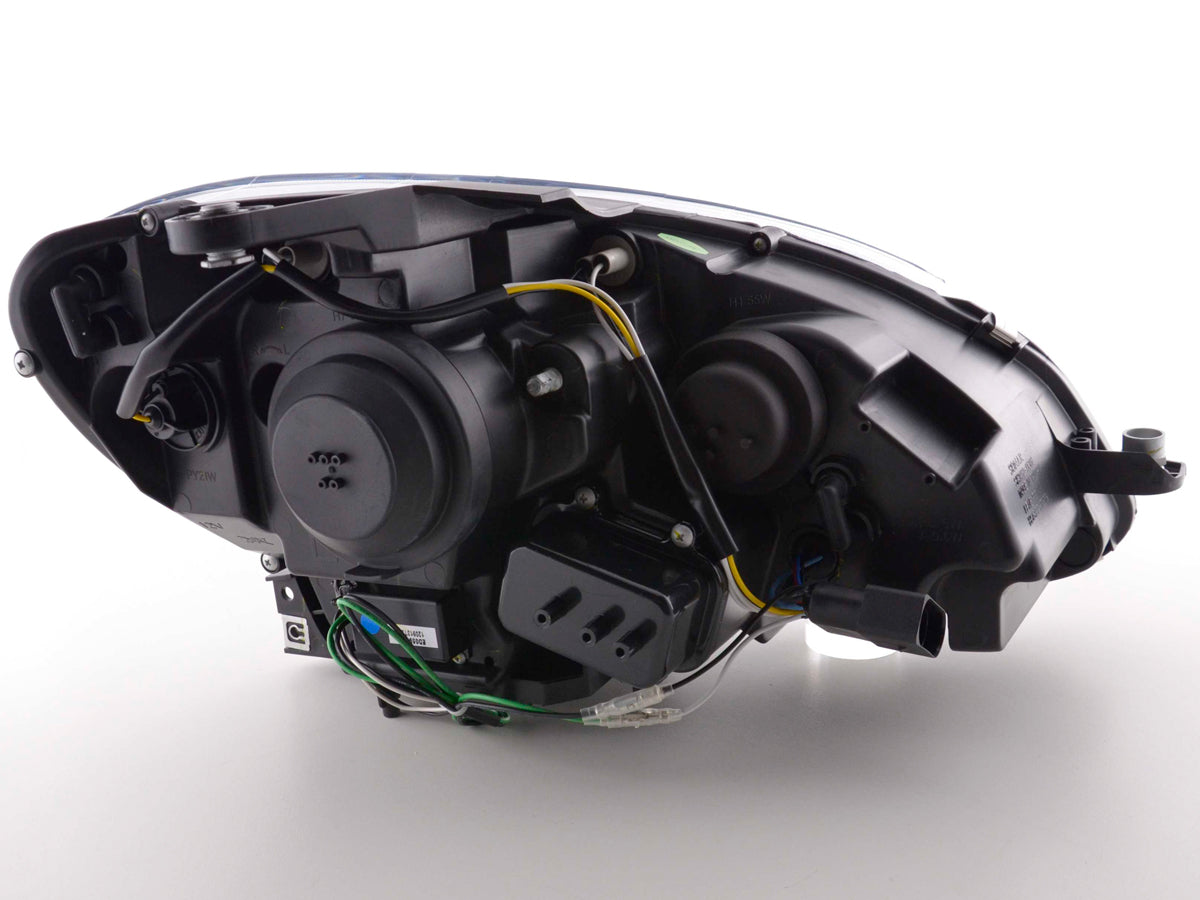 Scheinwerfer Set Daylight LED TFL-Optik Mercedes C-Klasse Typ W204 07-10 chrom Scheinwerfer Set Daylight LED TFL-Optik Mercedes C-Klasse Typ W204 07-10 chrom